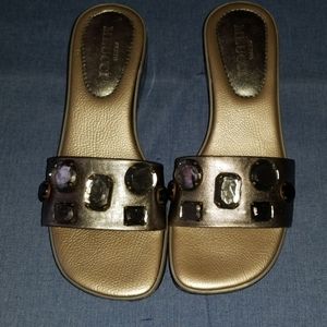 Sesto Meucci Silver Jeweled Slide REDUCED